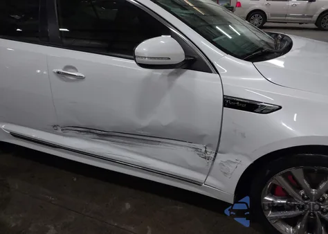 2014 Kia Optima Sxl Turbo из США, поврежденный, VIN 5XXGR4A60EG286887